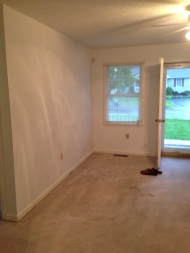 The living room before.